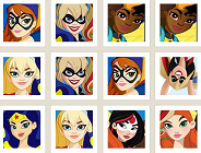 Super-Hero Girls Online Memory Match Game - Play Nintendo