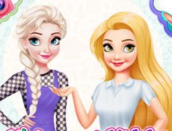 Elsa Vs Rapunzel Fashion Game