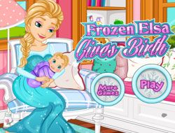 Frustratie film Beukende Frozen Elsa Gives Birth - Frozen Games