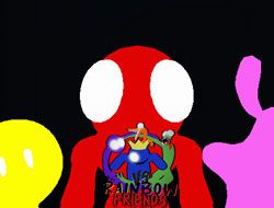 FNF vs RF but Yellow, Pink and Red Joins (Rainbow Friends) on Make a GIF